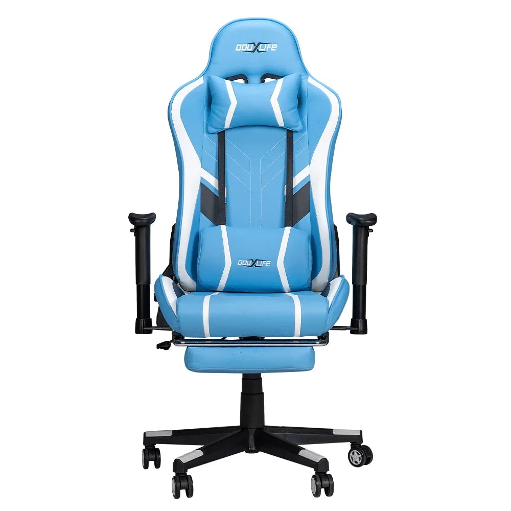 Gaming-Stuhl – Hohe Rückenlehne, Verstellbar, PU-Stoff – Verschiedene Farben